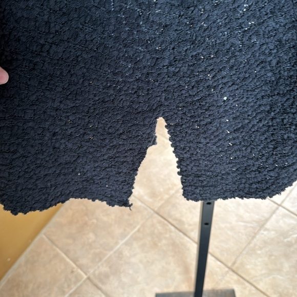 Dolce Cabo Black Chenille Knit Cardigan Size XL - Picture 6 of 7